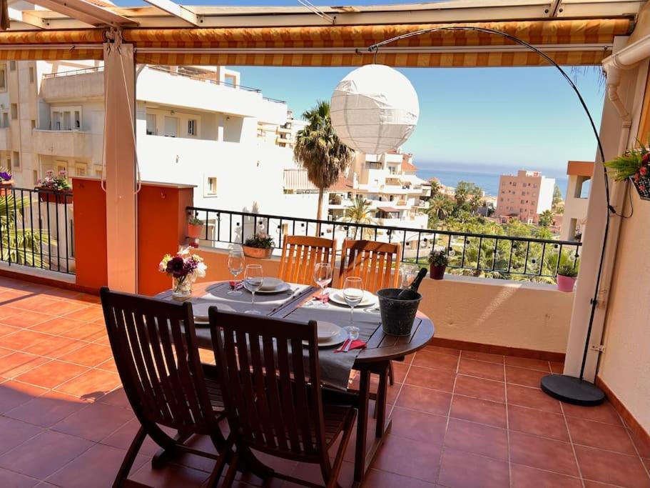 Benalmadena Costa Malaga Apartamento Muy Acogedor Con Vistas Al Mar Terraza Gigante Para Verano E Invierno Parking מראה חיצוני תמונה